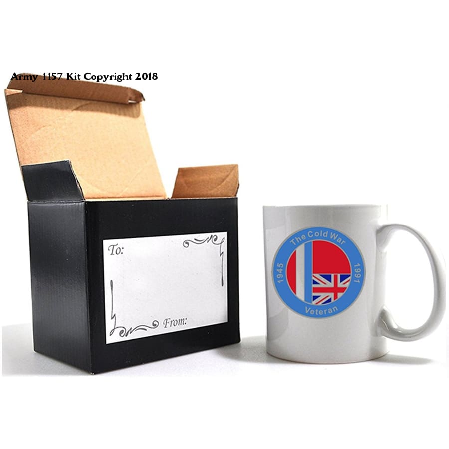 Cold War mug and gift box - Army 1157 kit Army 1157 Kit Veterans Owned Business