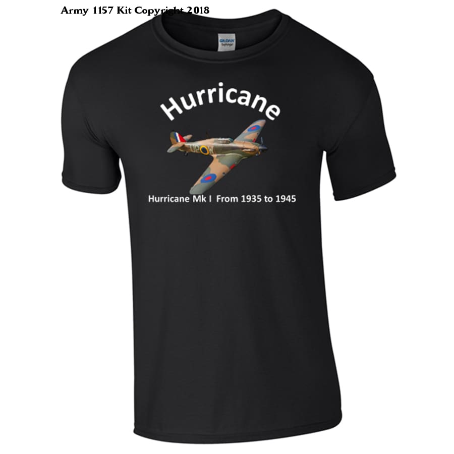 Hawker Hurricane T-Shirt - Army 1157 Kit  Veterans Owned Business