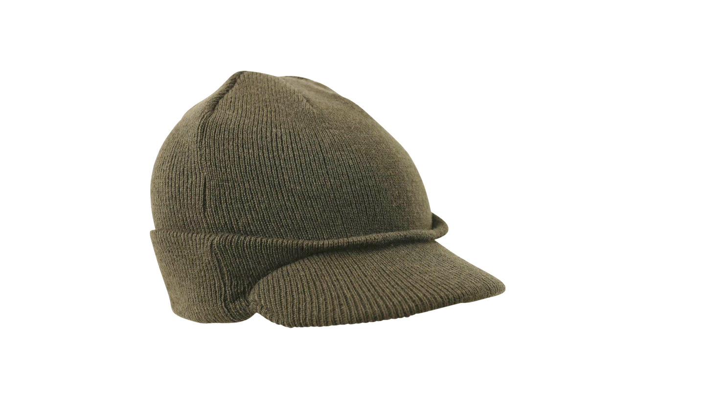 Military Jeep Hat in Black or Olive Green - Army 1157 kit Olive Green Army 1157 Kit Veterans Owned Business
