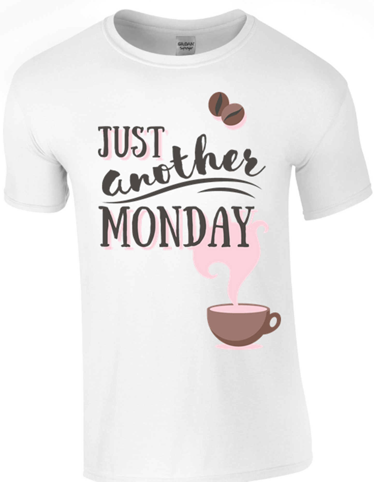Just Another Monday T Shirt in White - Army 1157 kit S Army 1157 Kit Veterans Owned Business