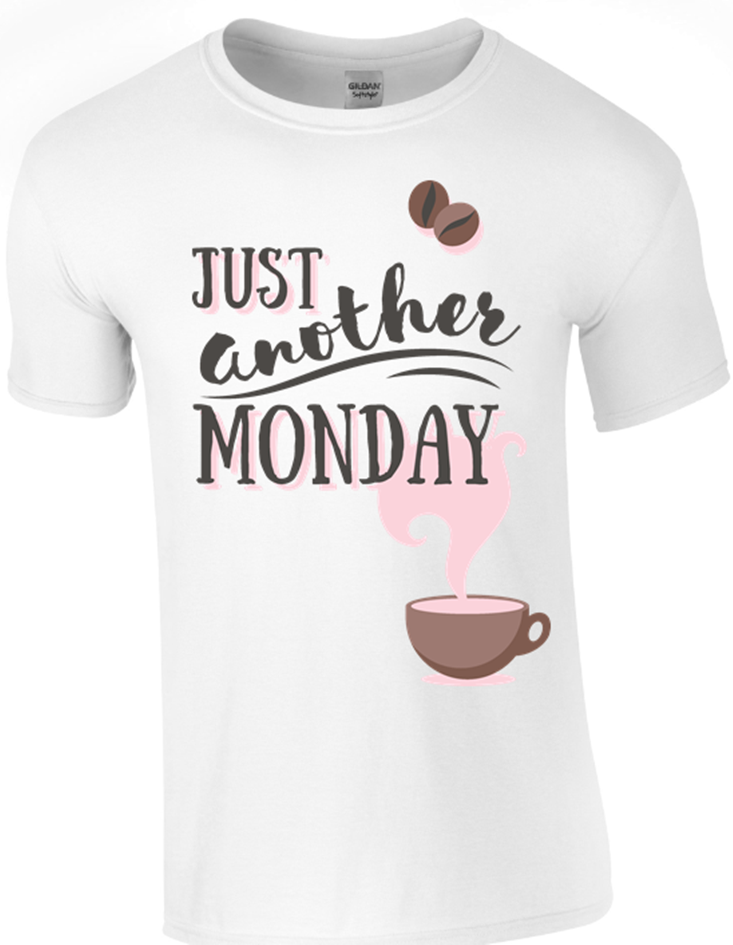 Just Another Monday T Shirt in White - Army 1157 kit S Army 1157 Kit Veterans Owned Business