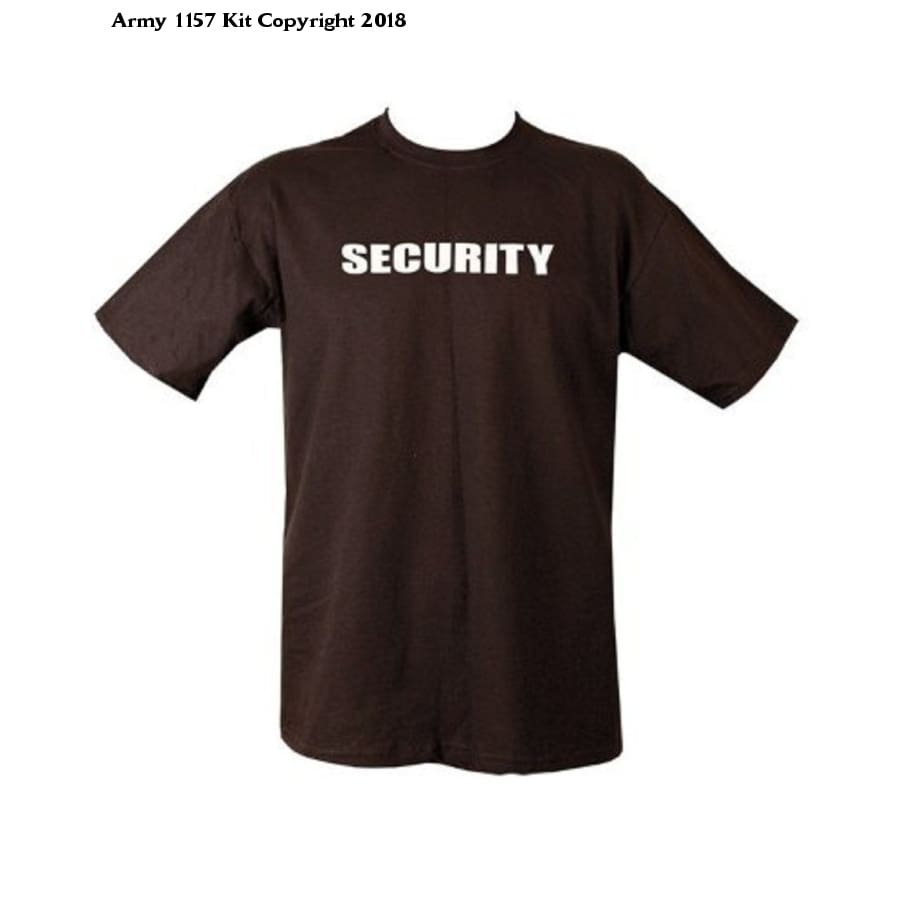 Door staff - Security Officer (Large) T Shirt - Army 1157 Kit  Veterans Owned Business