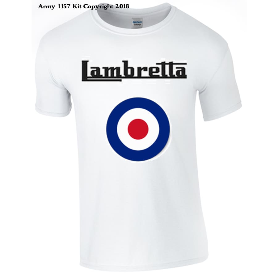 Lambretta Target  T-Shirt - Army 1157 Kit  Veterans Owned Business