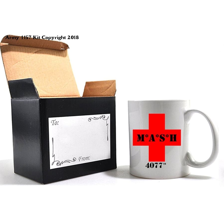 Mash 4077 ceramic mug and gift box - Army 1157 kit Army 1157 Kit Veterans Owned Business