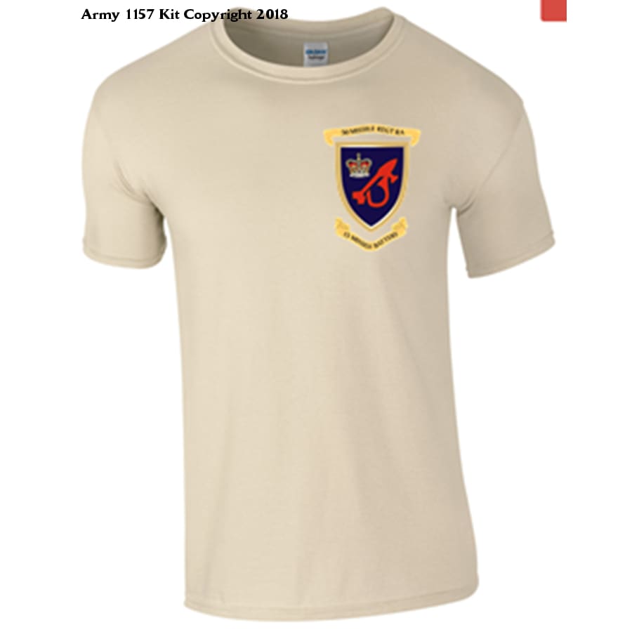 15 Missile Battery T Shirt - Army 1157 kit S / Sand 50 Missile Regiment RA