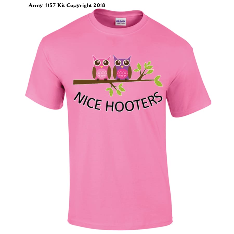 Nice Hooters T-Shirt - Army 1157 Kit  Veterans Owned Business