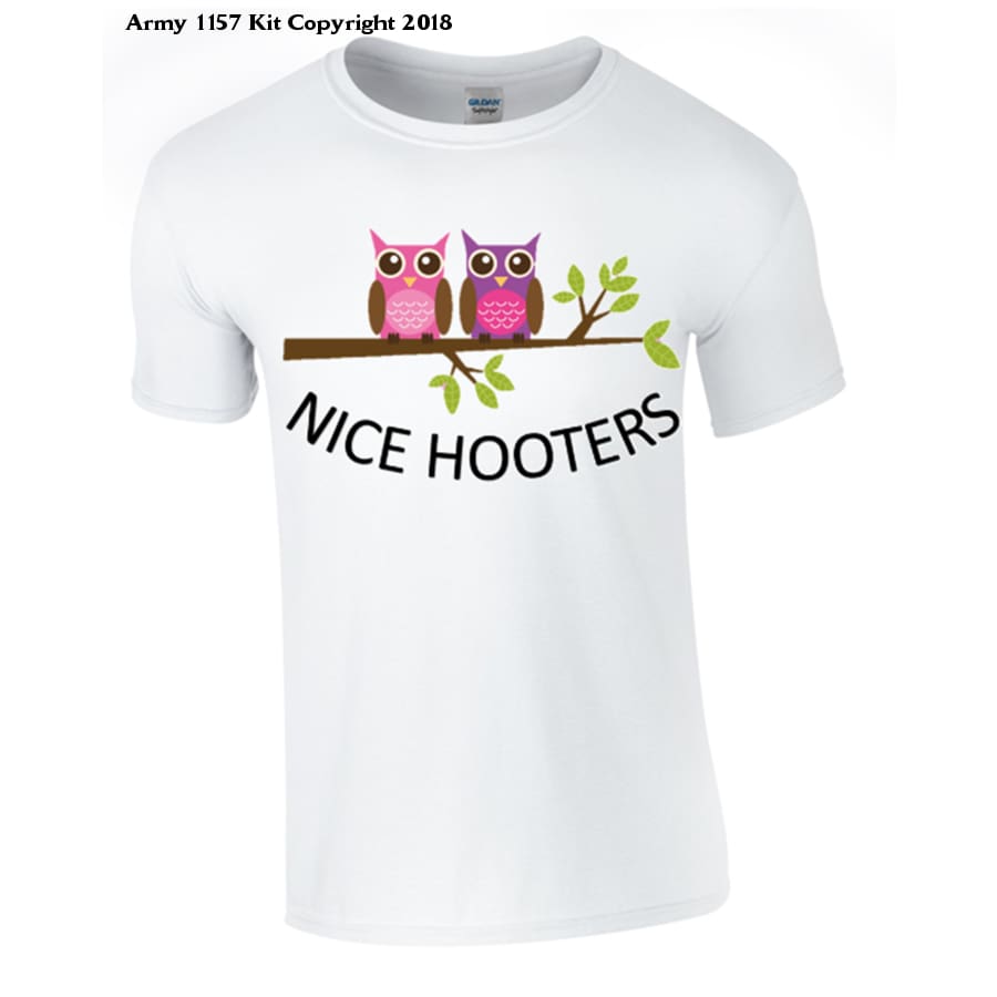 Nice Hooters T-Shirt - Army 1157 Kit  Veterans Owned Business
