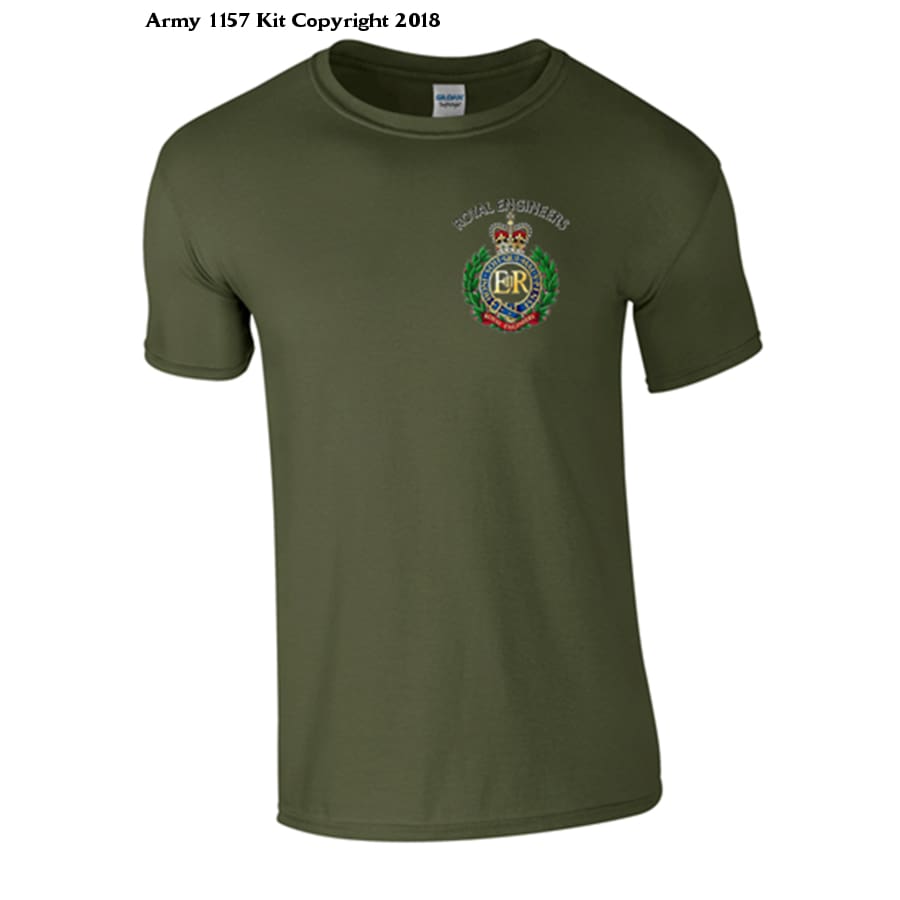 Royal Engineer T-Shirt Official MOD Approved Merchandise - Army 1157 kit S / Green Army 1157 Kit Veterans Owned Business