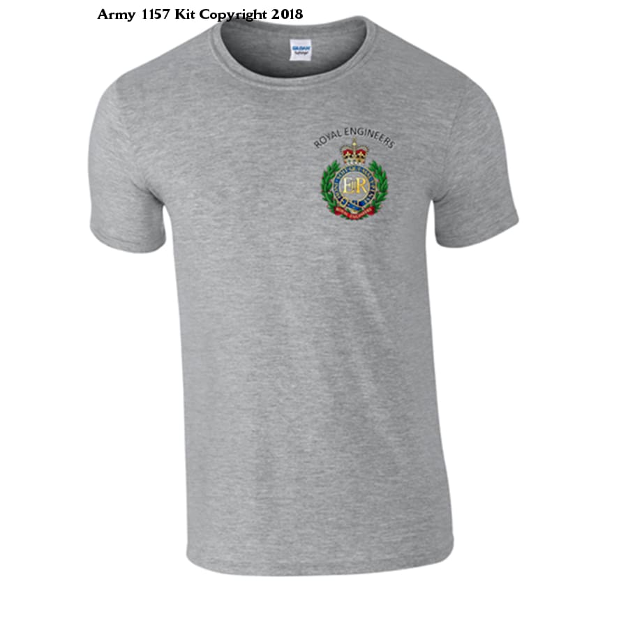 Royal Engineer T-Shirt Official MOD Approved Merchandise - Army 1157 kit S / Grey Army 1157 Kit Veterans Owned Business