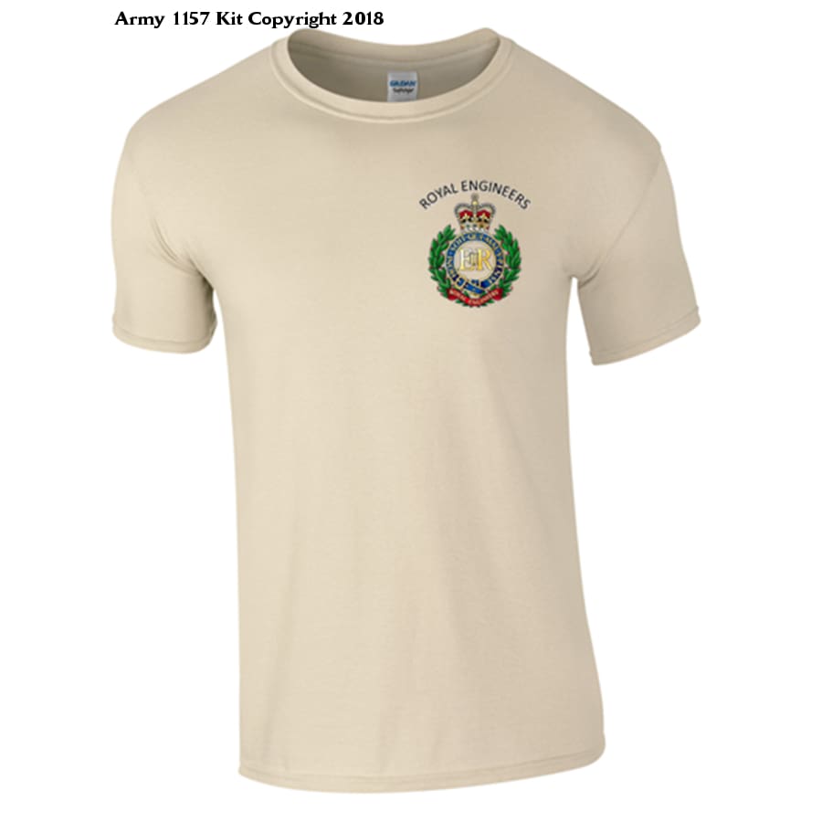 Royal Engineer T-Shirt Official MOD Approved Merchandise - Army 1157 kit S / Sand Army 1157 Kit Veterans Owned Business