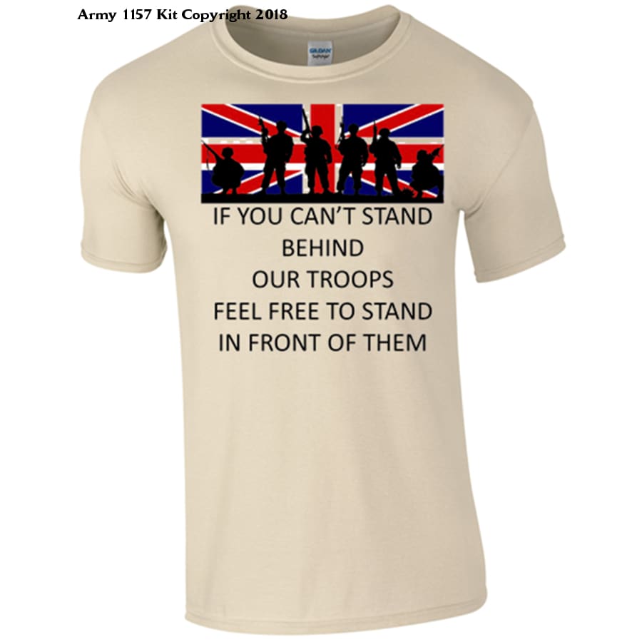 Stand Behind your Troops T-Shirt - Army 1157 Kit  Veterans Owned Business