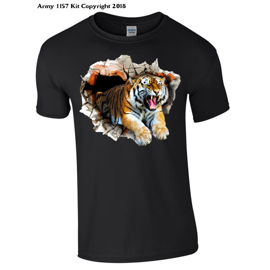 Tiger T-Shirt - Army 1157 Kit  Veterans Owned Business