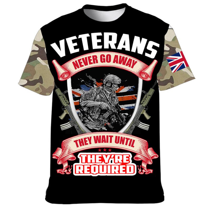 VETERANS Double Printed T-Shirt new 2023 - Army 1157 kit Army 1157 Kit